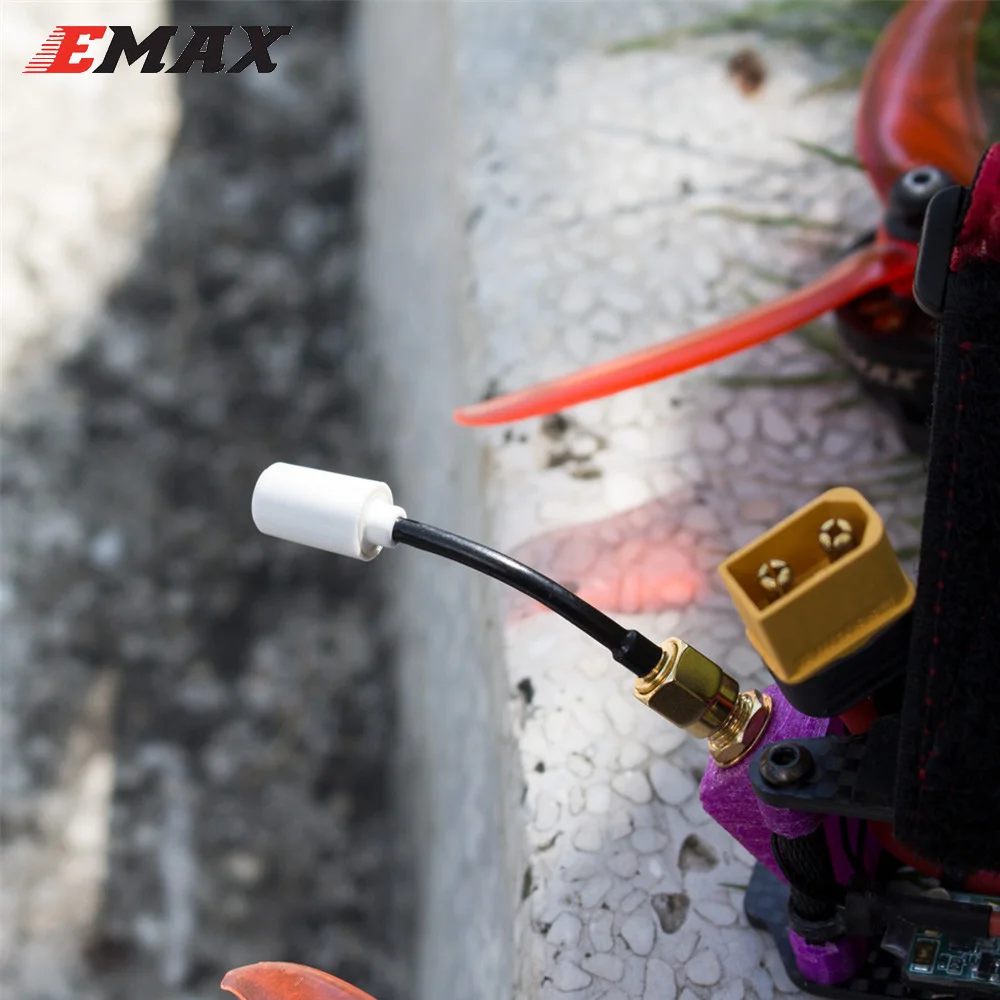 Emax Nano FPV антенна 5,8G RHCP/LHCP 50 мм SMA/MMCX/Angle MMCX Прямая Для RC FPV гоночный Дрон комплект аксессуары