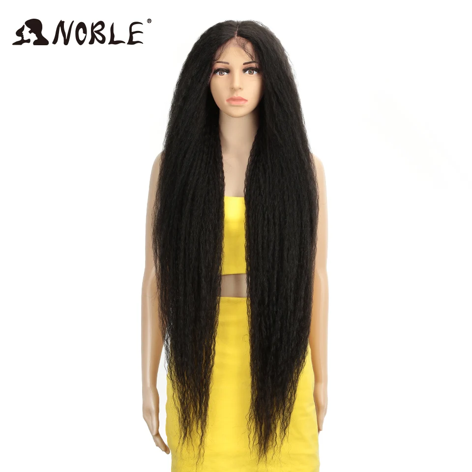 Noble Cosplay Wig Long Braided Wig 38inch Synthetic Lace Front Wigs For Women Pink Green Wig Lace Front Wigs For Black Women