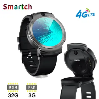 

Smartch New 4G 360 Rotation Smart Watch DM28 1.6 Inche HD Retina Screen 8.0MP Camera MTK6739 Quad Core 3GB 32GB IP67 Waterproof
