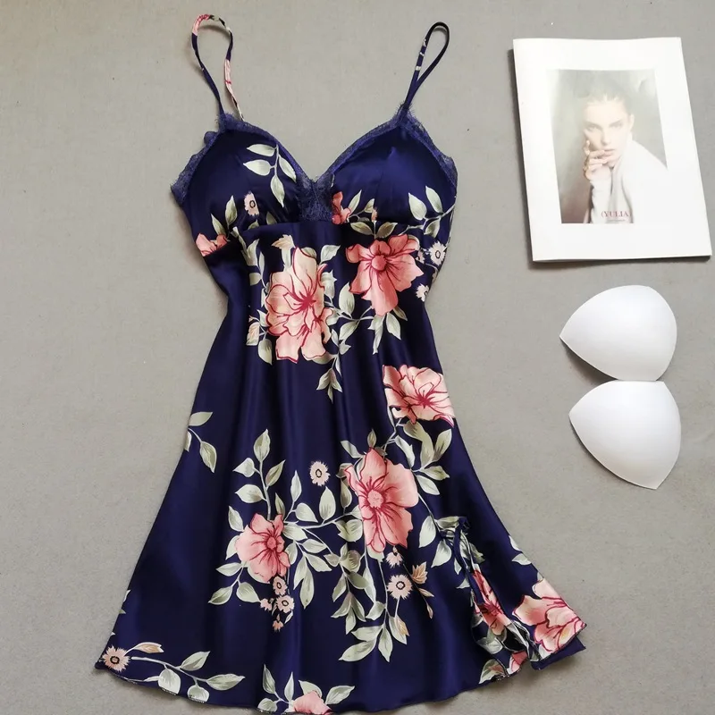Autumn New Style Viscose Nightgown Women's Simple Natural Thin Short Skirt Pajamas Casual Comfortable Women's Home Wear