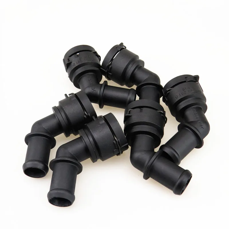

AZQFZ Coolant Hose Engine Water Tank Water Pipe Connector For VW Phaeton Beetle Golf Passat TT Octavia Seat Toledo 1J0122291D