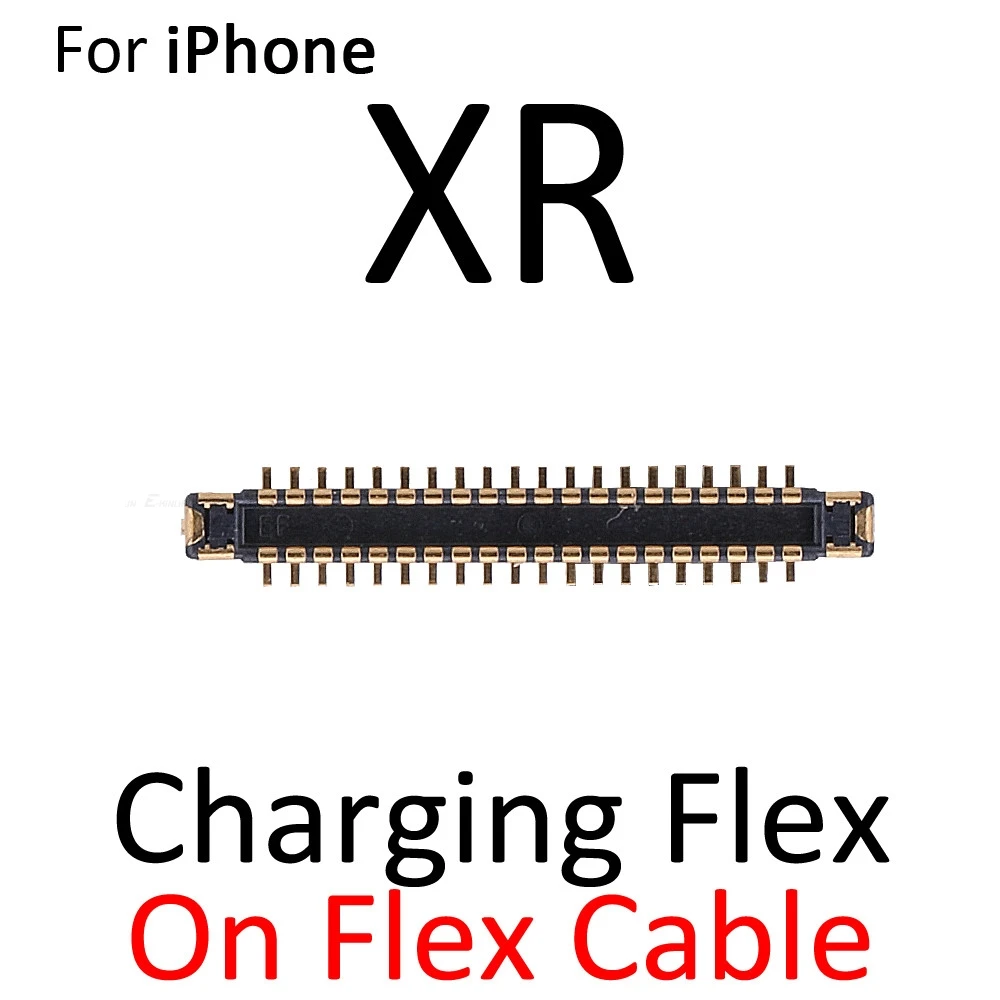2 шт./лот зарядный док-порт разъем FPC для iPhone 6S 7 8 Plus X XS Max XR логика на материнской плате - Цвет: On Flex XR