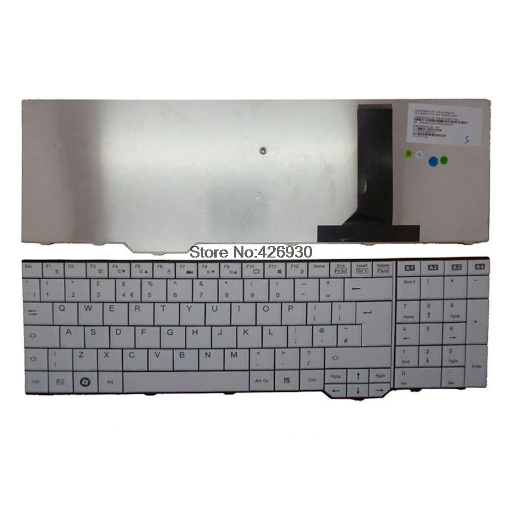 Британская клавиатура для ноутбука Fujitsu Siemens Amilo PI3625 XA3530 XI3650 LI3910 90.4H907.U0U 10600931060