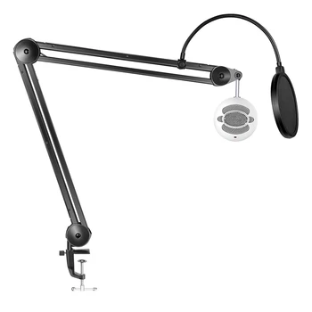 

Microphone Stand Adjustable Suspension Boom Arm with Built-In Spring for Voice Recording