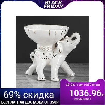 

Candy bowl "Elephant with gold", glamor 4252998