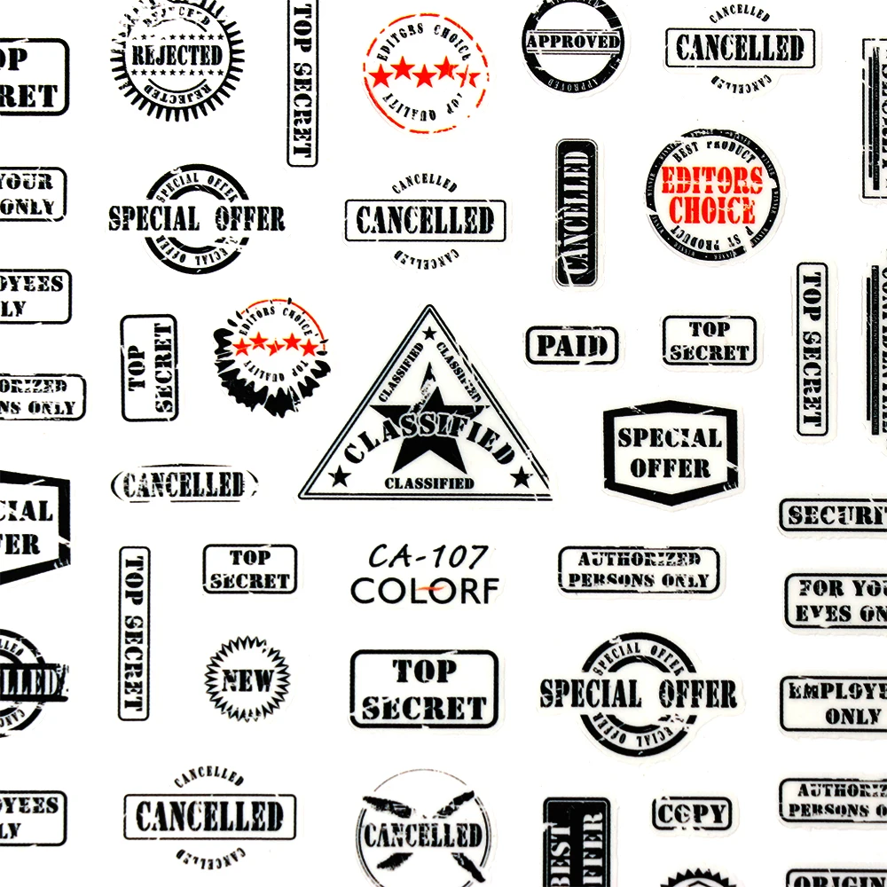 

1PCSHot Sale Decals Tips Tool English Letter Flower Element Heart Nail Art Sticker 3D Wraps DIY Manicure Slider Decor