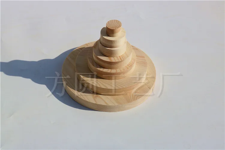 Расписные DIY материалы ручной работы круглый Окрашенный Шпон композитная доска круг модель деревянная доска фотографический реквизит деревянный кусок