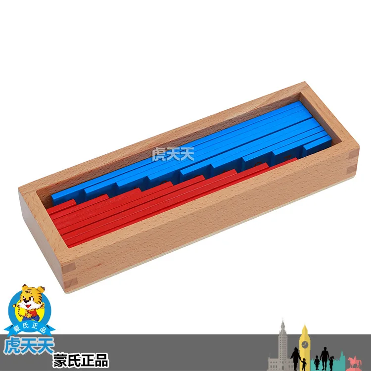 

Tiger tian meng Taiwan Montessori Early Educational Teaching Aid Mathematics Educational CHILDREN'S Toy jiahe fa ban with Homewo