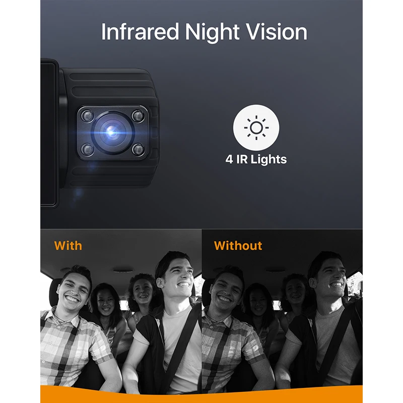 Anker Roav DashCam Duo, двойной FHD 1080p видеорегистратор, широкоугольные камеры, Суперконденсатор, ИК ночного видения, двойные датчики sony, gps