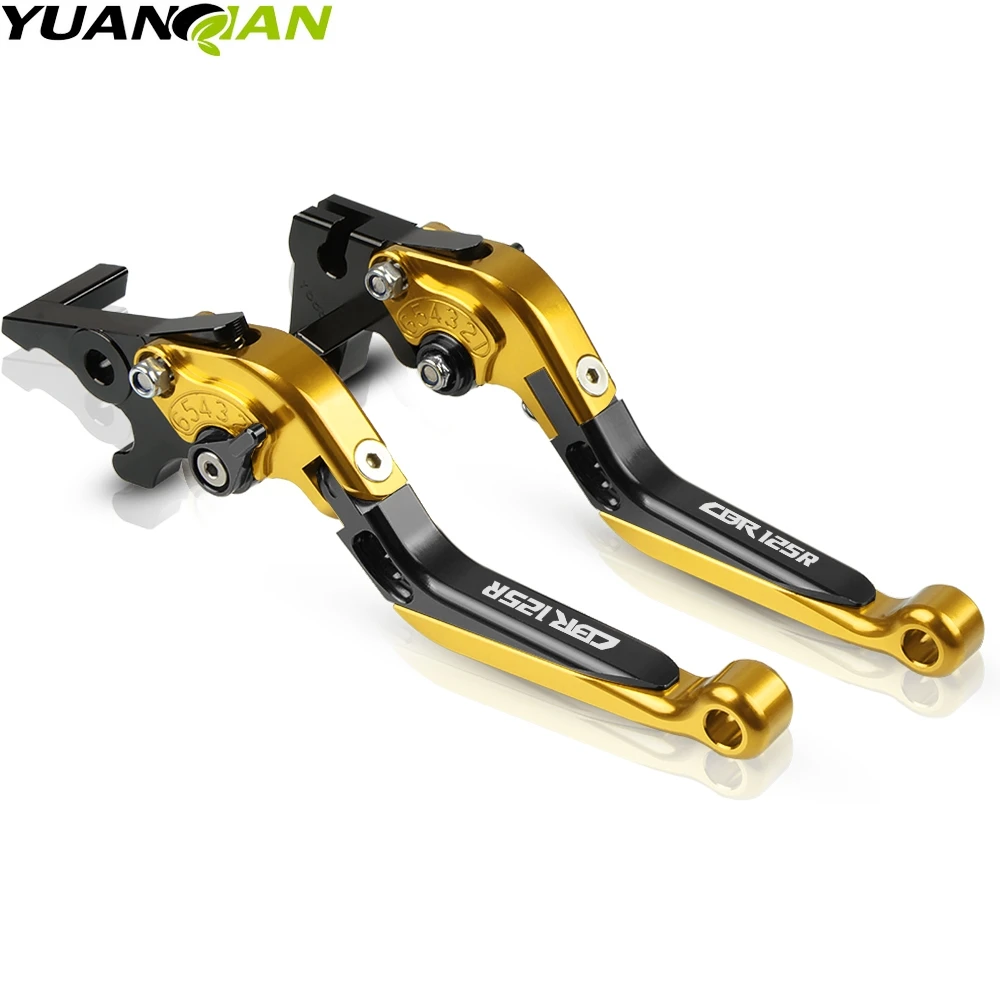 Мотоцикл с ЧПУ Регулируемые сцепные рычаги Набор для Honda CBR125R 2004-2011 2010 2009 2008 2007 2006 CBR 125R CBR 125 CBR125 R