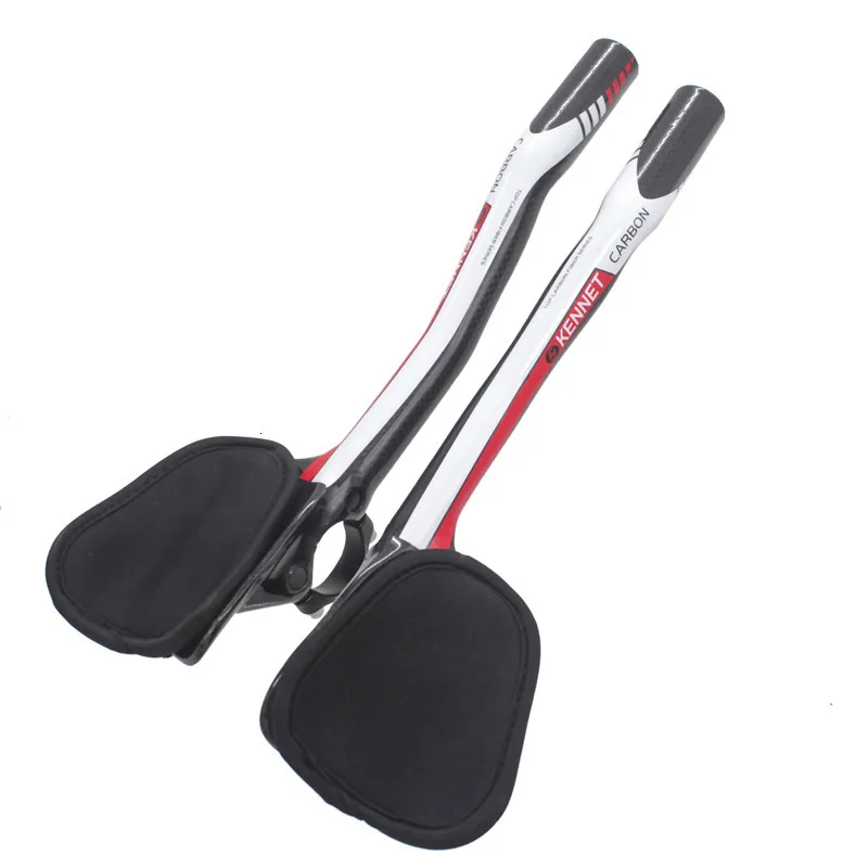 KENNET Bicycle Triathlon Bicycle Extender Aero TT Bar Ends Bicycle Handlebars Extenders Bicycle 3K Matte 340 Carbon Aero TT Bar
