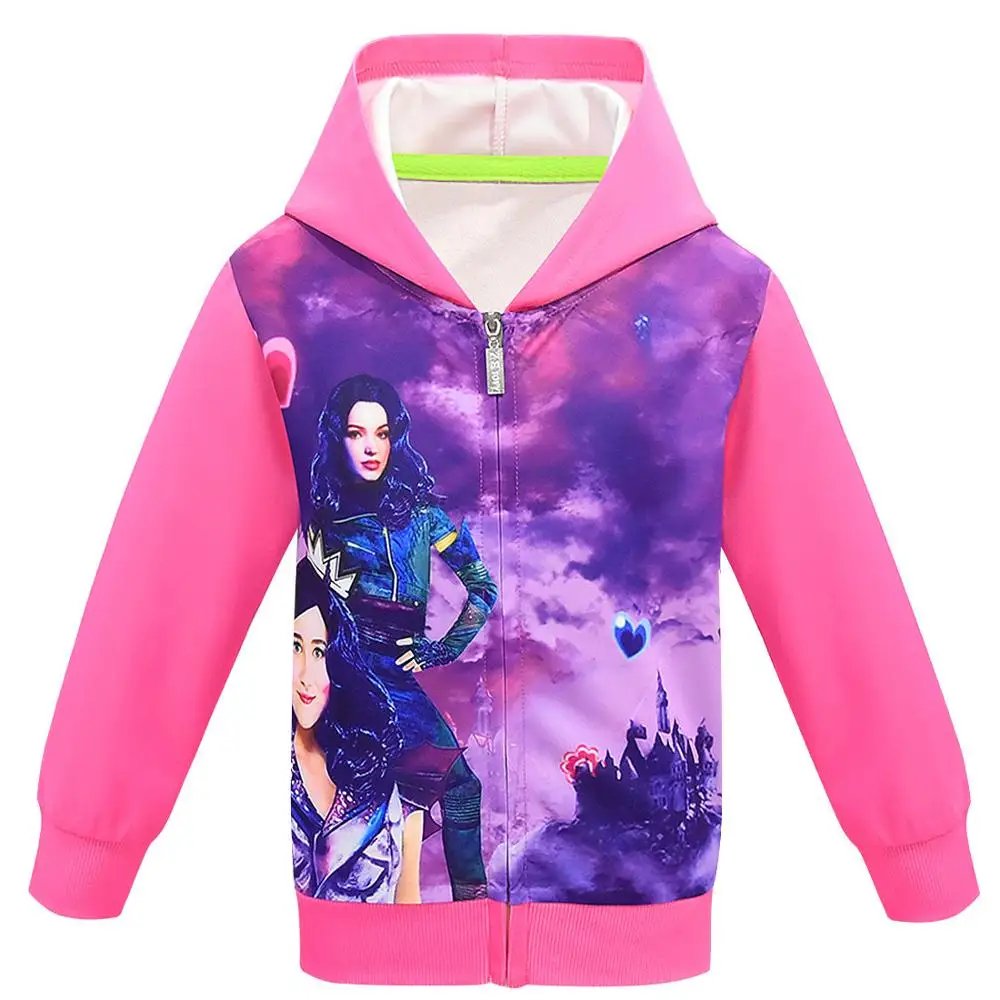 Толстовки с капюшоном для девочек; 3 шт.; Bertha Maleficent; пальто; футболка; Верхняя одежда; детский школьный свитер; одежда - Цвет: model 11