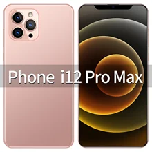 Smartphone i12 Pro Max débloqué Version globale, téléphone portable, 12 go + 512 go, écran U de 6.7 pouces, Android 10.0 