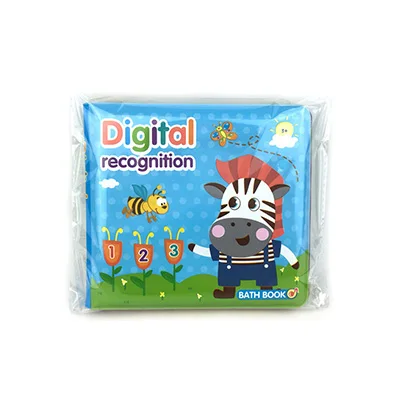 Number-TJ062 Детские игрушки для ванной, книги для ванной, водонепроницаемые, EVA, буквы, цифры, познавательная книга с BB плавающей веселой, детские развивающие игрушки для малышей - Цвет: Number-TJ062
