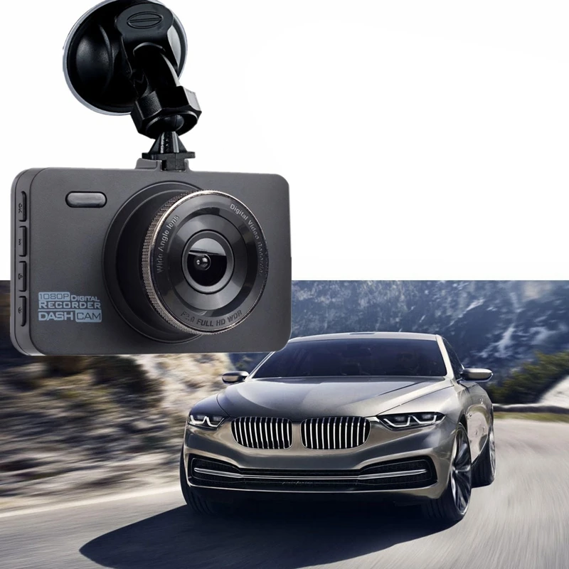 2 шт. Dash Cam, 1080P Автомобильный видеорегистратор для приборной панели Камера Full Hd с 3-дюймовый ЖК-дисплей Экран 170 градусов Широкий формат Wdr(широкий динамический диапазон), G-Сенсор, петля Recordin