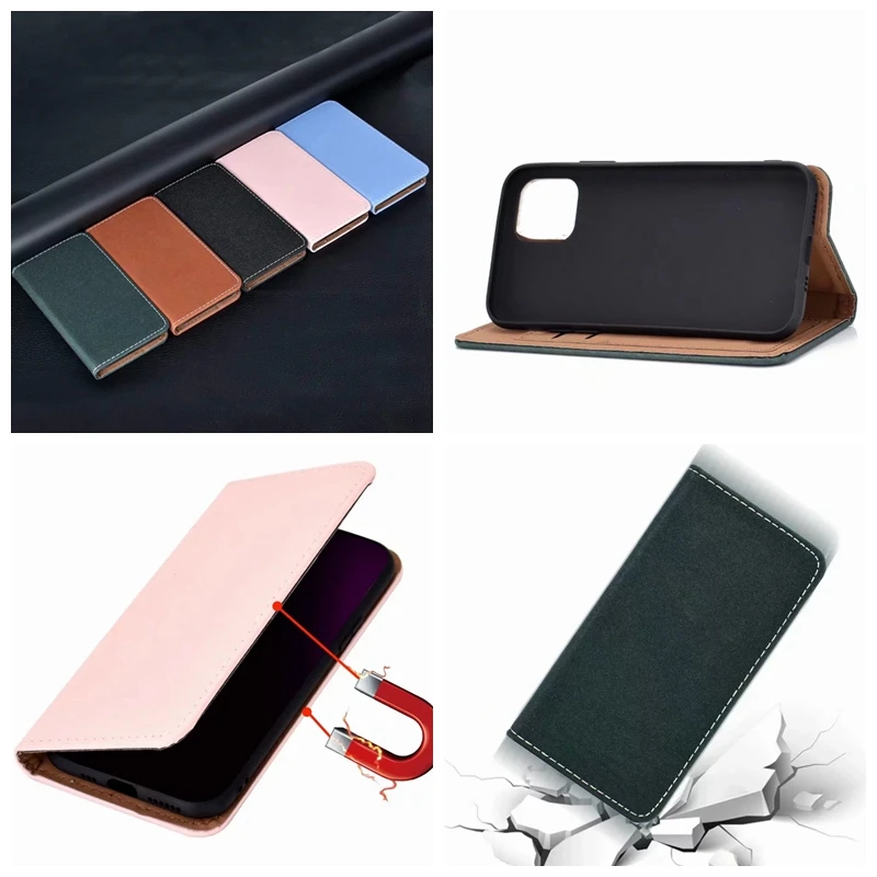 Кожаный чехол-кошелек Suck Closure для Iphone 11 Pro Max XS MAX XR X 8 7 6 Note 10 S10 S10e магнитный держатель Обложка на удостоверение личности 70 шт