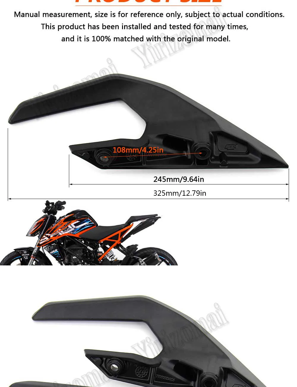 Задние подлокотники для KTM Duke 390 Duke 125 задняя пассажирская ручка для KTM Duke 250- поручни задние