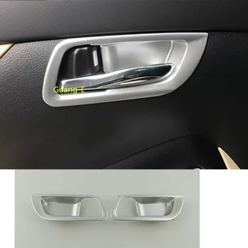 

Car styling cover stick trim ABS matte door inner interior handle bowl frame For Toyota Alphard Vellfire 2016 2017 2018 2019