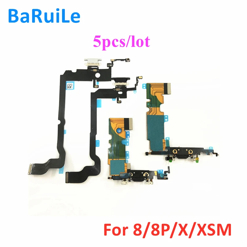 BaRuiLe 5 шт. Зарядное устройство USB док-станция гибкий кабель для передачи данных iPhone