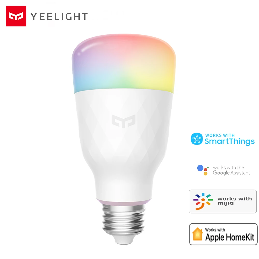 Светодиодная смарт-лампа Yeelight 1S YLDP13YL 8 5 Вт RBGW работает с Mijia Homekit настольная лампа