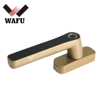 

WAFU Fingerprint Smart Door Lock Keyless Entry Door Window Locks Rechargeable Security Home Keyless Zinc Alloy Lever DoorLock