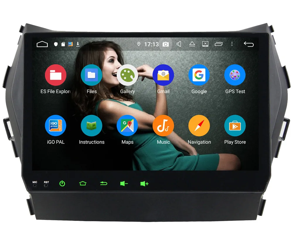 Klyde " ips 4G Android 9 Восьмиядерный 4 Гб ОЗУ 64 Гб ПЗУ DSP BT автомобильный DVD мультимедийный плеер радио для hyundai IX45 Santa FE 2013