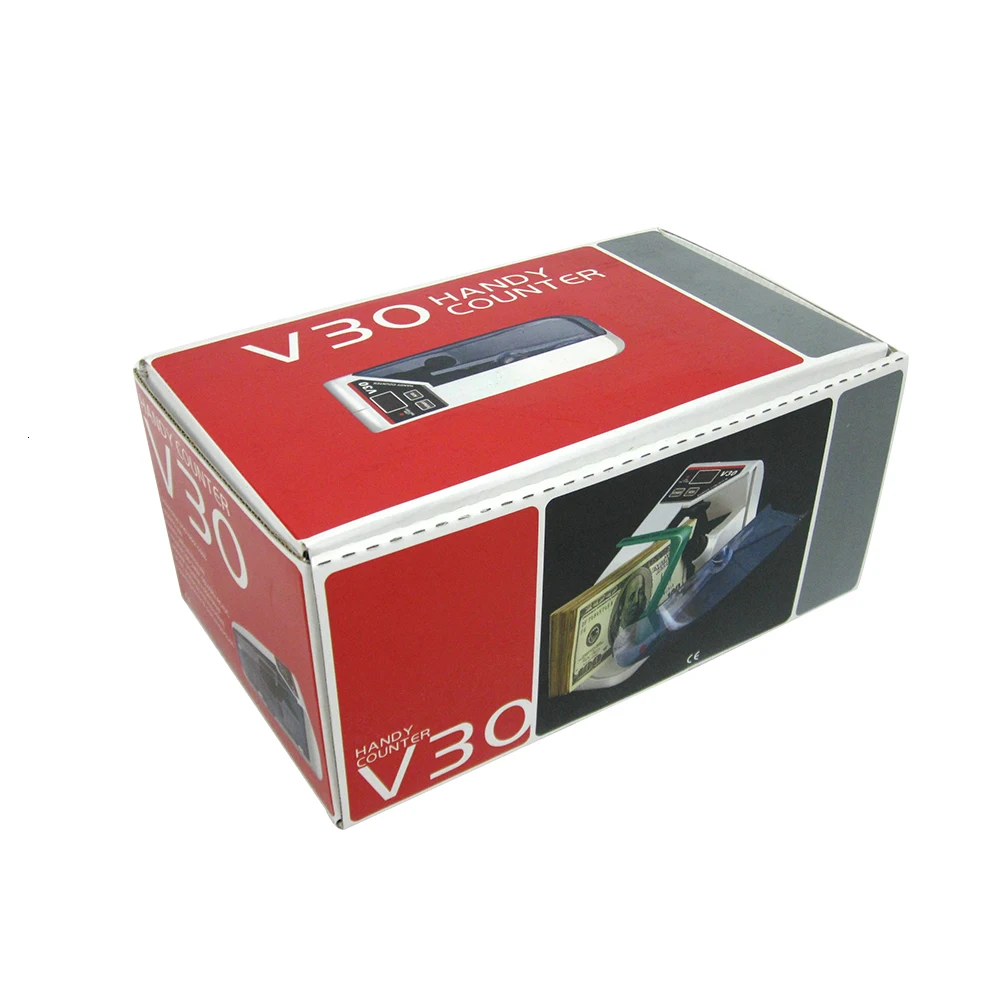 UV Money Detector UV Fake Notes DetectorV30 Mini Portable Handy Money CheckerMachine For Cash and Banknote Paper Currency Counter