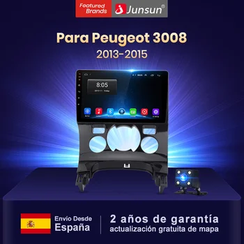 

Junsun V1 pro 4G+64G CarPlay Android 9.0 DSP For Peugeot 3008 Car Radio Multimedia Video Player Navigation GPS