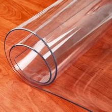 Tapete de mesa de pvc transparente d' à prova dwaterproof tapetes e tapetes para casa sala de estar toalha de mesa de vidro macio capa de mesa de pano 1.0mm