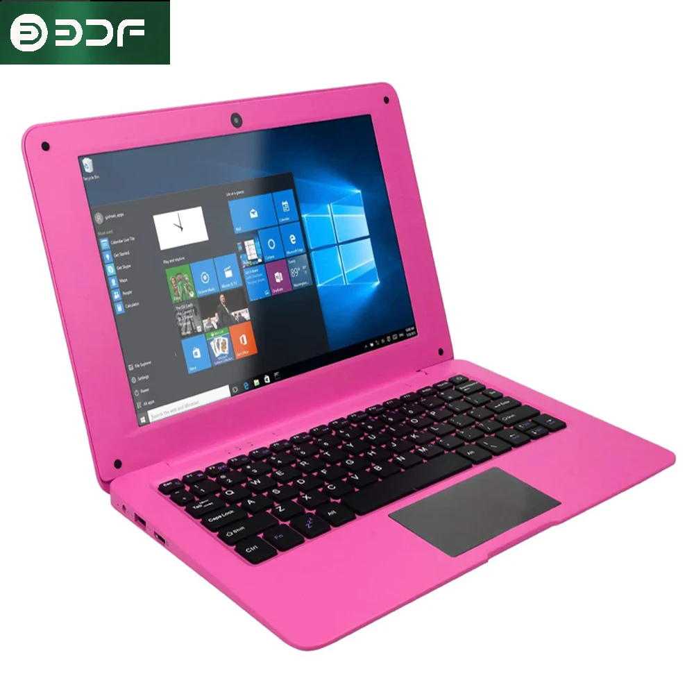 

Новый ультратонкий нетбук Windows 10,1 дюйма, Intel 6 ГБ ОЗУ и 64 ГБ памяти, ультратонкий ноутбук с ОС Windows 10 (розовый)