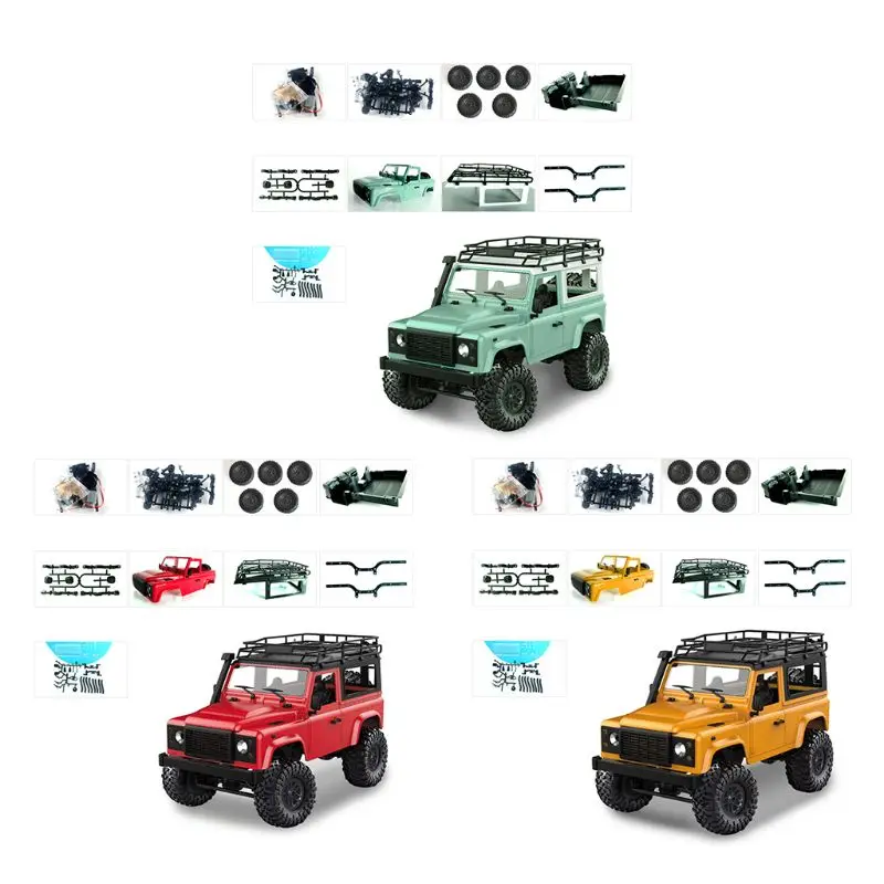 1/12 RC Рок гусеничный D90 2,4G 4WD автомобиль дистанционного управления грузовик игрушки в разобранном виде комплект защитник