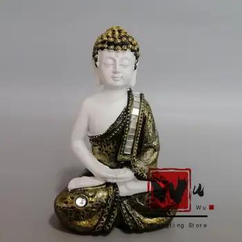 

Chinese archaize resin With sequins sakyamuni statue #B