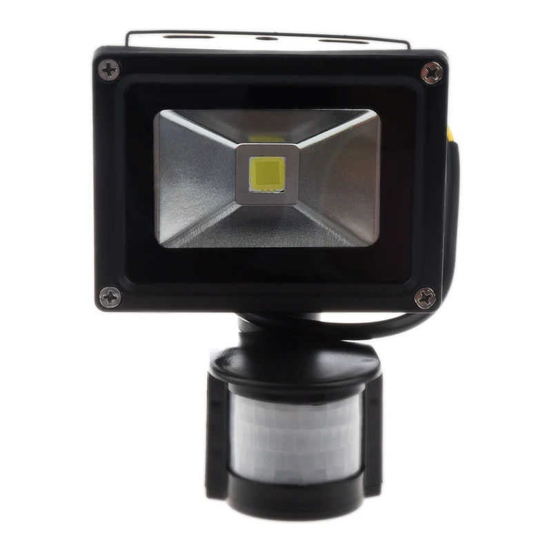 

PIR Motion Sensor Security Wall Pure White LED Waterproof Flood Light Lamp 10W