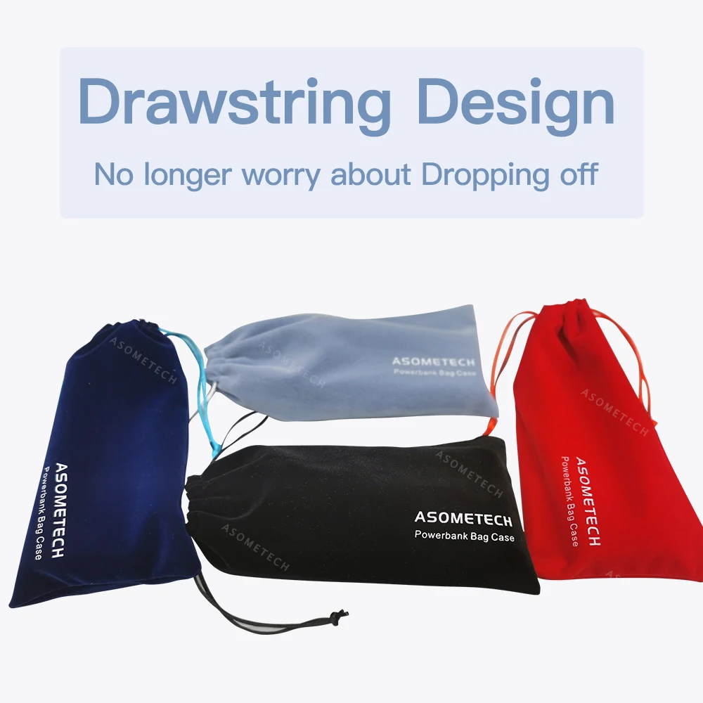 Power Bank Case Phone Pouch Mobile Phone Protection Travel Portable Storage Bag Soft Pouch Case Accessories power bank case