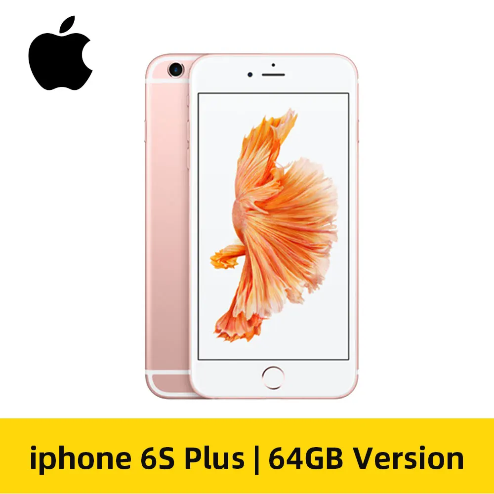 64GB Rose Gold Original Apple iPhone 6S Plus Smartphone 16/32/64/128GB ROM 5.5 inch 1080P 12.0 MP Camera 4G LTE Used Mobile phone - Цвет: 64GB Rose Gold