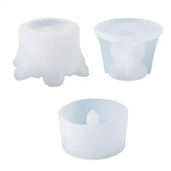 

DIY Crown Storage Box Mold For One-piece Clothing Crown Mold Upgraded Storage Crystal Box Silicone Three-piece G0H4
