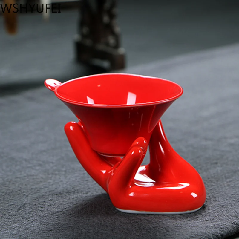 Стильный китайский керамический чайный набор свадебный чайный набор анти-скальдинг тепловой чайный набор кунг-фу чайник бытовой Питьевая утварь WSHYUFEI