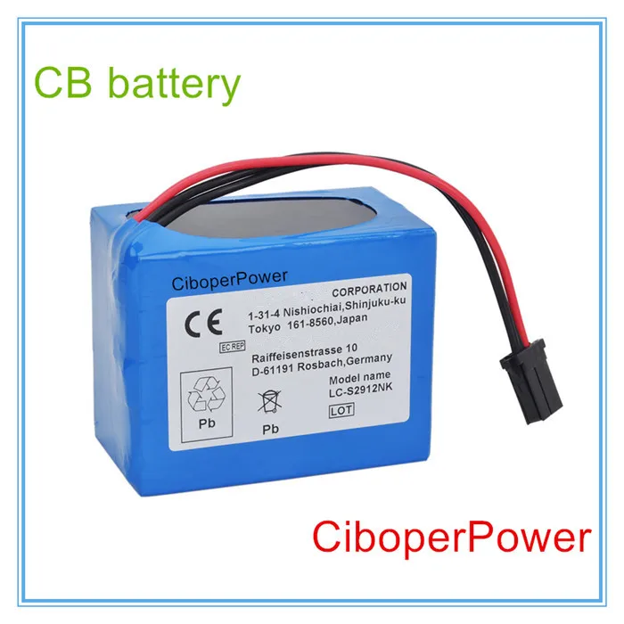 Sostituzione Della Batteria Del Deanematore Per La Batteria Lc-S2912Nk,Lcs-2912Nk,Ecg-9422,Ecg-9521,Ecg-9522,Cg-9312 Ecg-9321