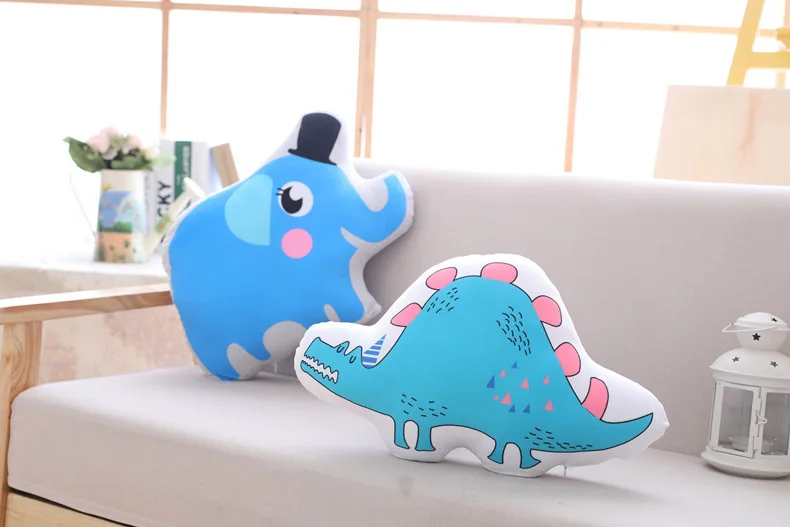 Мультфильм животных печатных подушки INS Детская комната украшения подушки для дома креативный подарок для подруги