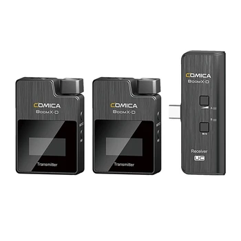 

Comica BoomX-D UC2 2.4G Digital Wireless Microphone System Lavalier Lapel Mic for Type-C Ports Smartphone(Global Free Frequency)