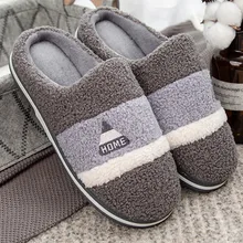 Тапочки; коллекция года; модная Рождественская Мужская зимняя теплая обувь на плоской подошве; милые домашние тапки с оленем; chaussure homme