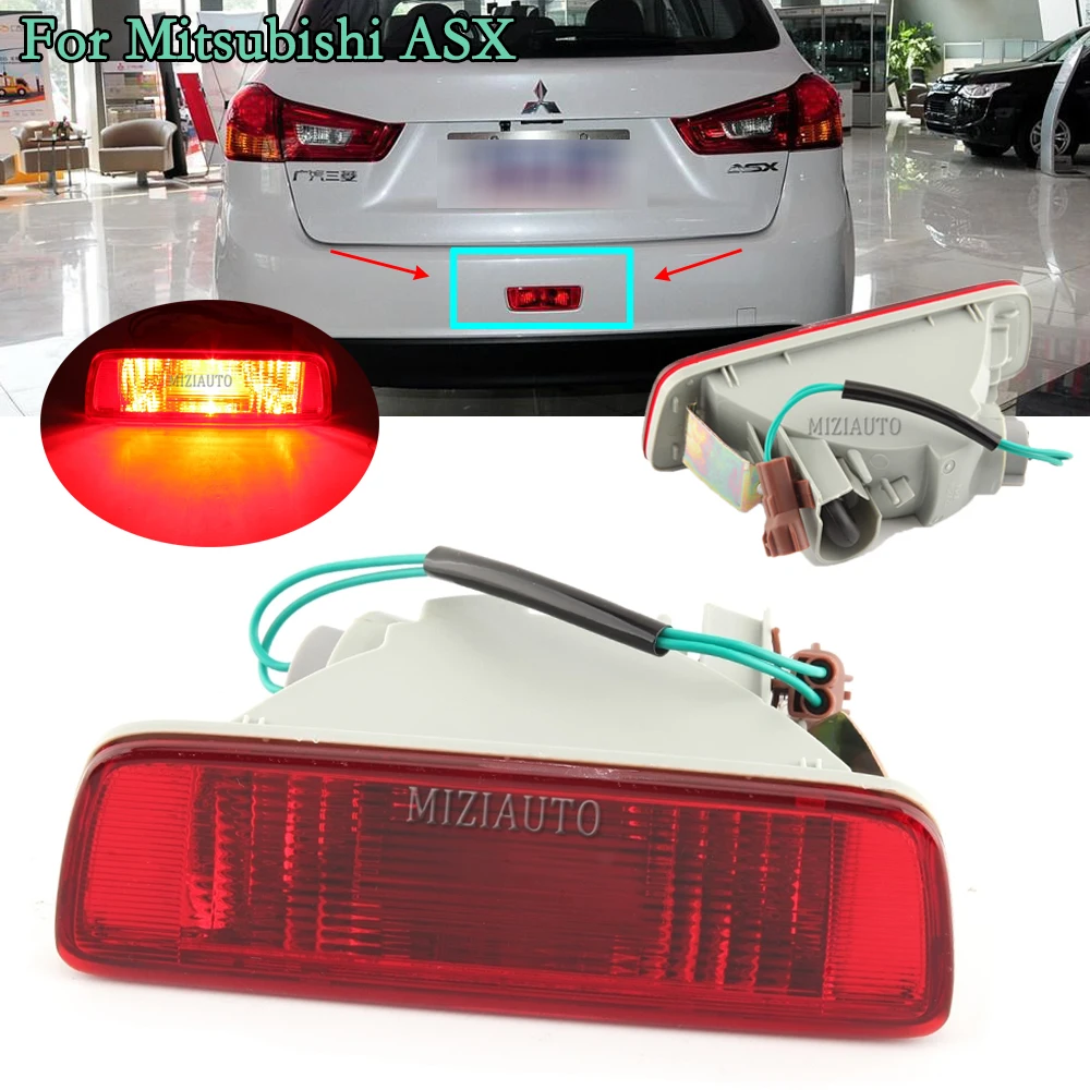 Rear Tail Bumper Reflector Lamp For Mitsubishi ASX RVR Outlander Sport 2010 2011 2012 2013 2014 2015 2016 Car-styling Light LED