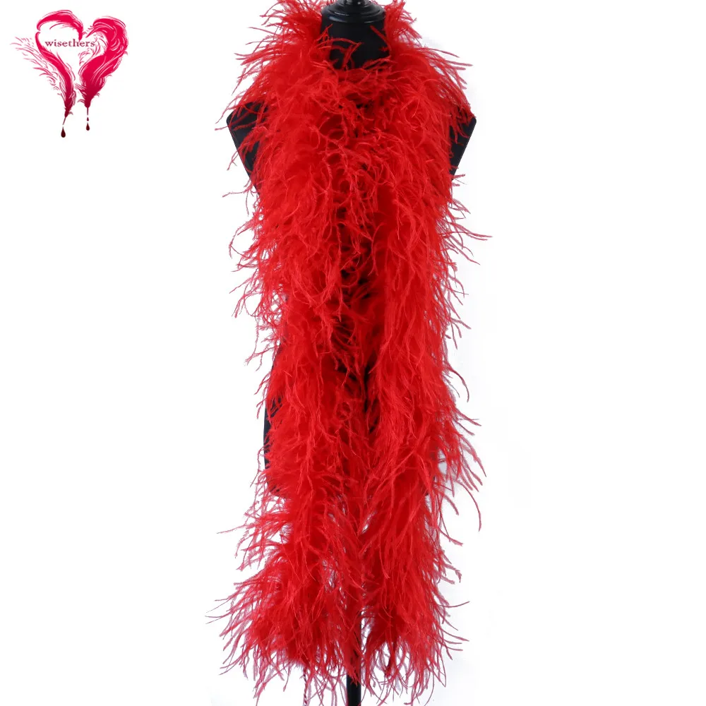 6 Ply Ostrich Feathers Boa Scarf 