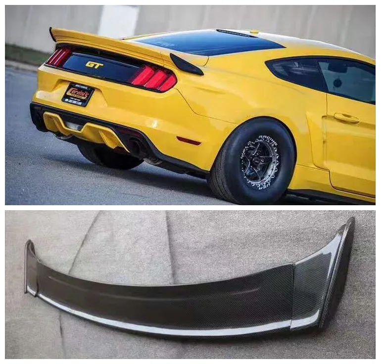 ABS/углеродного волокна заднее крыло багажника спойлер подходит для Ford Mustang 2015 2016