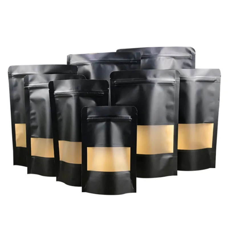 Resealable Coffee Bag Packaging | Coffee Bag Packaging Zip Lock - 50pcs ...