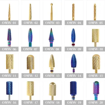 

1PC Nail Drill Bits Pedicure Milling Cutter Tungsten Steel Grinding Head Electric Nail Files Cuticle Clean Rotary Free Ship