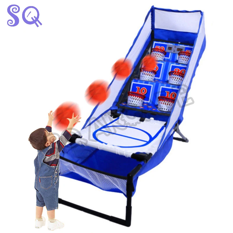 Arcade Basketball Shooting Game Sports Playset LED Scoreboard Portable Foldable Outdoor Indoor Children's Educational Toy Gift white casual shoes for baby boy girl brand children sneaker mickey mouse kids sports shoes toddler walking shoes