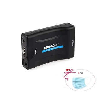 

Ruitroliker HDMI to SCART Converter, 1080P HDMI to SCART Adapter to play HDMI source signal on CRT TV, VHS VCR, DVD recorder