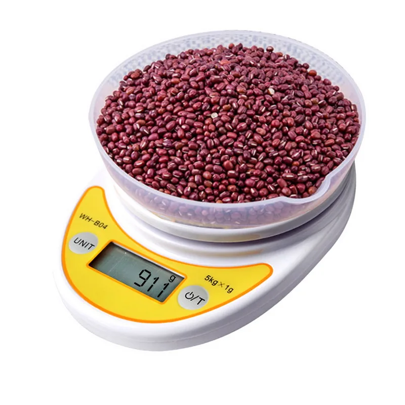 

5kg/1g 1Kg/0.1g Kitchen Scale LCD Display Digital High Precision Kitchen Scales Electronic Scale Measuring Weight For Baking Tea