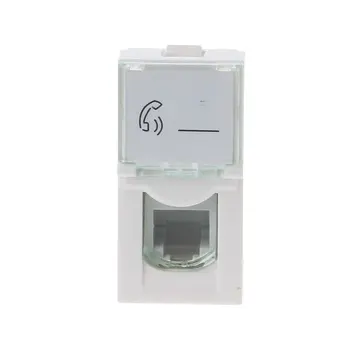 

Telephone Module RJ11 Network CAT3 Voice Module Adapter Telephone Extender Keystone Keystone Jack Standard Wall Plate Drop Ship